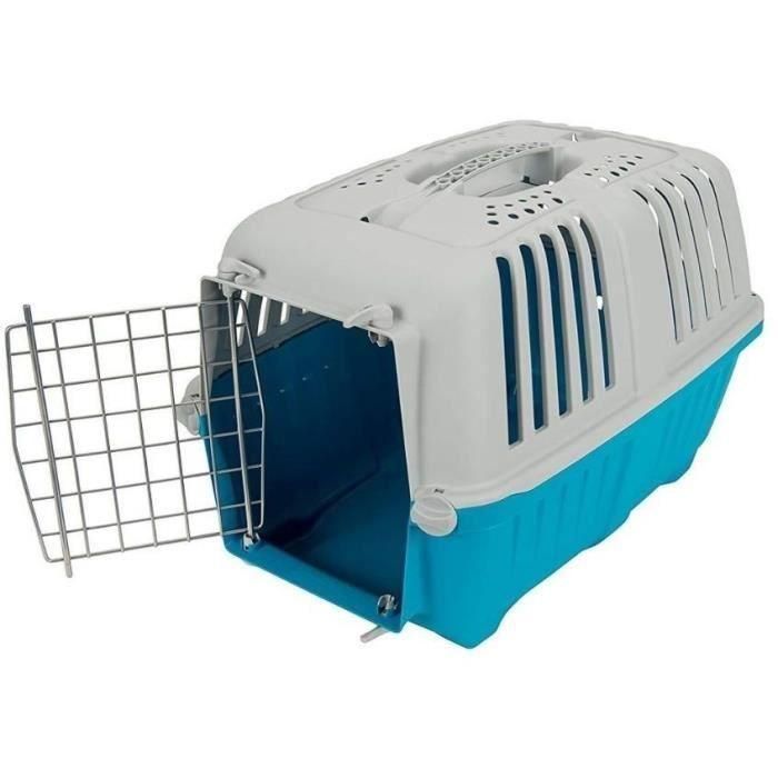 Kruuse Transportin Pratiko Para Maletero, Plástico Resistente con Asas y Puerta de Metal, Ventilación Excelente, 48x31,5x33 cm 4 Kruuse Transportin Pratiko Para Maletero, Plástico Resistente con Asas y Puerta de Metal, Ventilación Excelente, 48x31,5x33 cm 4
