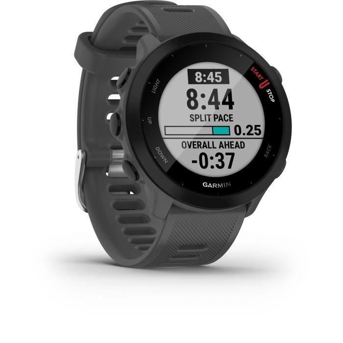 GARMIN Forerunner 55 - Reloj inteligente con GPS - Monterra Grey GARMIN Forerunner 55 - Reloj inteligente con GPS - Monterra Grey