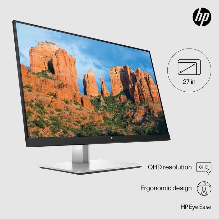 HP 68.6cm (27") Quad HD 2560 x 1440 IPS, 16:9, 5ms, 178°/178°, 1000:1 6 HP 68.6cm (27") Quad HD 2560 x 1440 IPS, 16:9, 5ms, 178°/178°, 1000:1 6