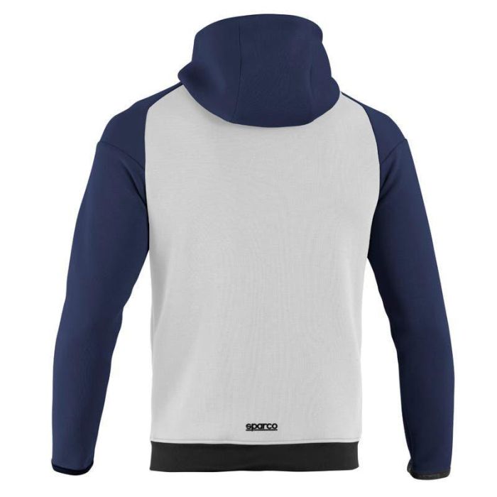 Sudadera Sparco Con Capucha Y Cremallera Wh-Bm Talla S SBMJ0012B0W1800S 1