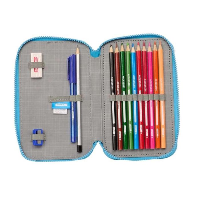 Plumier Escolar Safta Doble Cremallera 28 Piezas Algo De Jaime 40x125x195 mm 1 Plumier Escolar Safta Doble Cremallera 28 Piezas Algo De Jaime 40x125x195 mm 1