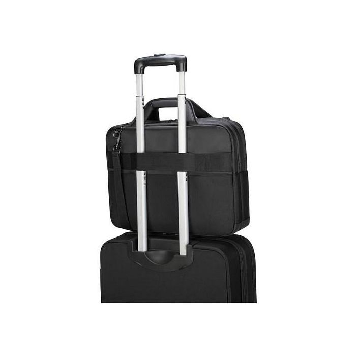 Targus Maletín Citygear para Portátil de 15.6 pulgadas, Negro, Resistente a Golpes, Poliéster, Poliuretano 3
