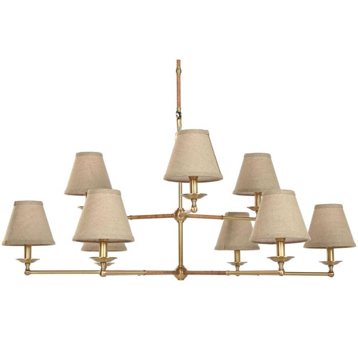 Lampara Techo Item Home DKD Home Decor Dorado Beige 113 x 132 x 113 cm 6 Lampara Techo Item Home DKD Home Decor Dorado Beige 113 x 132 x 113 cm 6