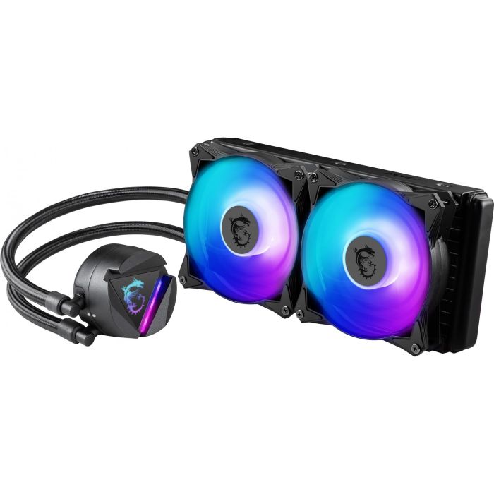 MSI MAG Coreliquid 240R V2 - Kit Refrigeración Líquida AIO CPU 240mm, 2x Ventiladores 120mm ARGB, 2000 RPM, Negro 2 MSI MAG Coreliquid 240R V2 - Kit Refrigeración Líquida AIO CPU 240mm, 2x Ventiladores 120mm ARGB, 2000 RPM, Negro 2