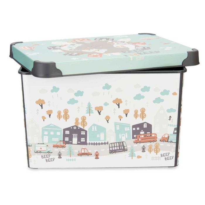 Caja de Almacenaje Road Con asas Plástico 17 L (27,5 x 22 x 36,5 cm) 2 Caja de Almacenaje Road Con asas Plástico 17 L (27,5 x 22 x 36,5 cm) 2