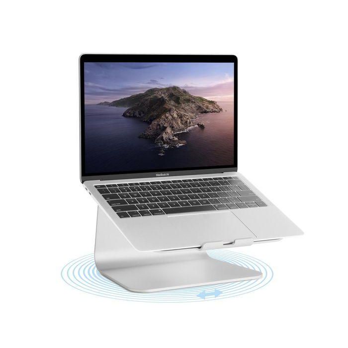 Rain Design mStand 360 Soporte para Portátil de Aluminio Plateado con Base Giratoria, Ergonómico, Eleva Pantalla, Compatible con Apple y PC 2 Rain Design mStand 360 Soporte para Portátil de Aluminio Plateado con Base Giratoria, Ergonómico, Eleva Pantalla, Compatible con Apple y PC 2