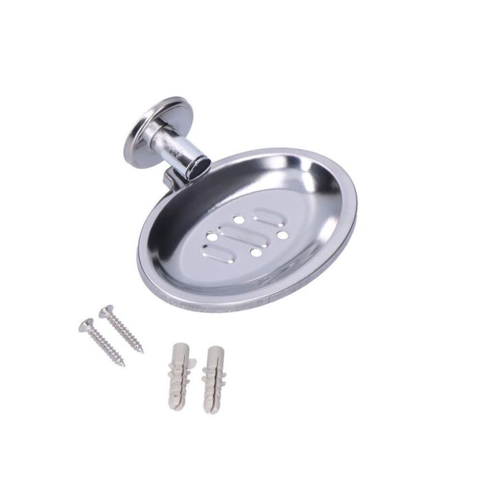 Edm Jabonera cromada serie h2o 117,5mm acero inoxidable/polipropileno 2