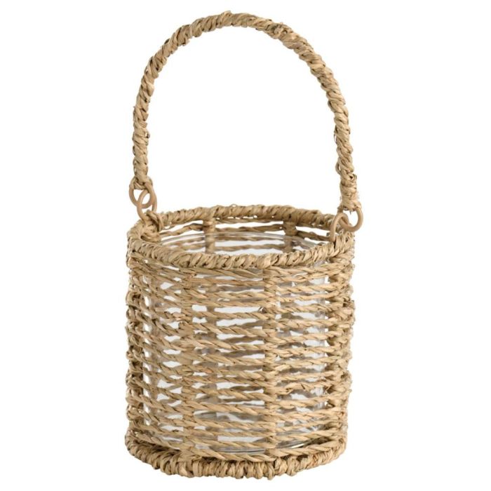 Portavelas Cesta Con Vidrio Day 0 Portavelas Cesta Con Vidrio Day 0