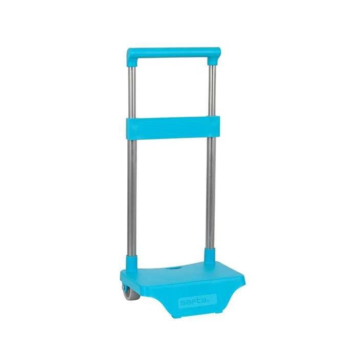 Carro Escolar Safta Portamochila Pequeño Turquesa 1 Carro Escolar Safta Portamochila Pequeño Turquesa 1