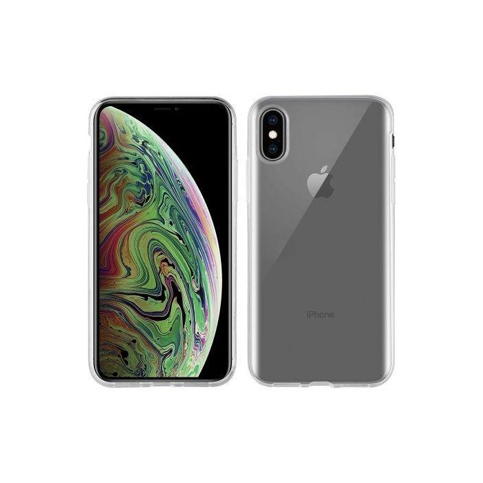 Funda Muvit For Change MCCRS0006 para iPhone X/ XS/ Transparente 1