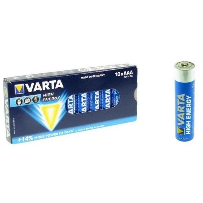 Varta Batería AAA (LR03) 1.5V LongLife - Pack de 10