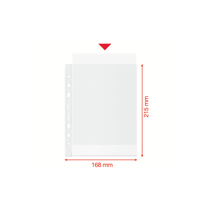 Esselte 627495 Caja 100 Fundas Polipropileno Multitaladro Reforzada Piel A5 Recycle 70 Micras 7