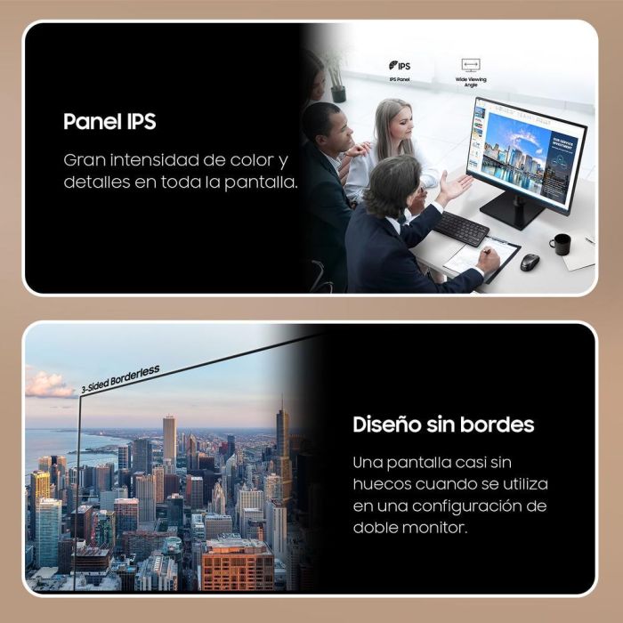 Samsung S24D304GAU Monitor Profesional Essential S3 24" Full HD IPS 100Hz 5ms con Modo Juego y Eye Saver 1 Samsung S24D304GAU Monitor Profesional Essential S3 24" Full HD IPS 100Hz 5ms con Modo Juego y Eye Saver 1