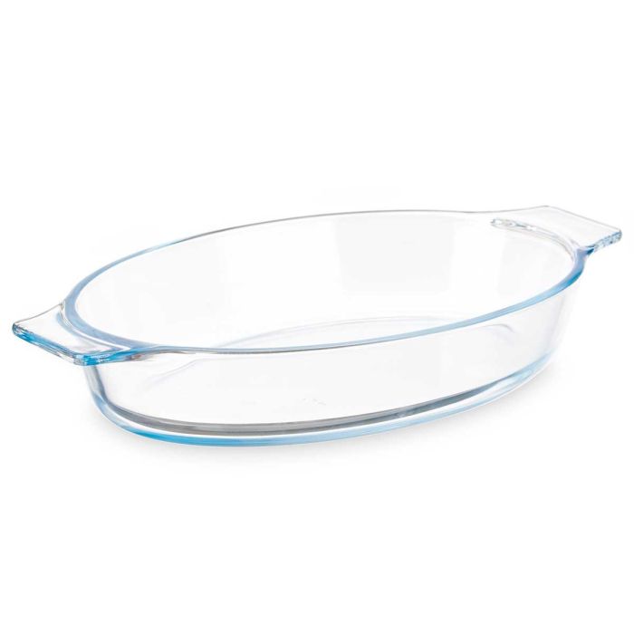 Bandeja Borosilicato Ovalada Asas 800Ml Vivalto 27X4CM (18 Unidades) 1 Bandeja Borosilicato Ovalada Asas 800Ml Vivalto 27X4CM (18 Unidades) 1