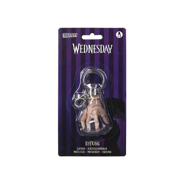 Sd Toys Llavero Thing Miércoles Figurativo PVC con Anilla Metálica Accesorio Coleccionable y Funcional para Fans de la Serie Addams 2