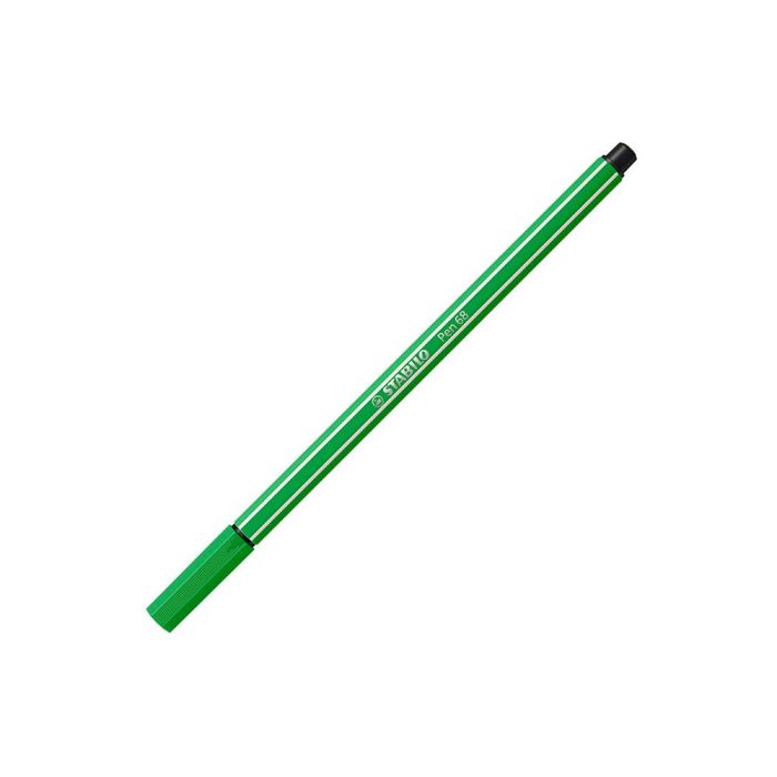 Stabilo Rotulador Pen 68 Verde Hoja Caja 10 Ud 1