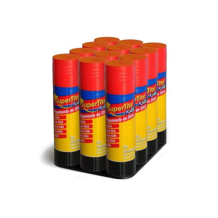 Barra De Pegamento Supertite 36G Bandeja De 12