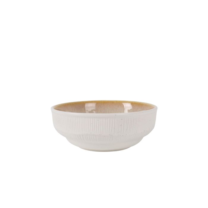 La Mediterranea Bol Calobra Crema Ø13.2 cm x 5 cm (24 Unidades)