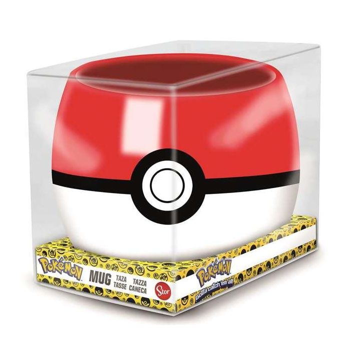 Taza de ceramica 3D pokemon pokeball en caja regalo 440 ml Taza de ceramica 3D pokemon pokeball en caja regalo 440 ml