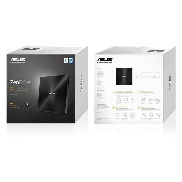 Asus ZenDrive U9M Unidad de Disco Óptico Externa DVD±RW USB 2.0 Negro 5 Asus ZenDrive U9M Unidad de Disco Óptico Externa DVD±RW USB 2.0 Negro 5