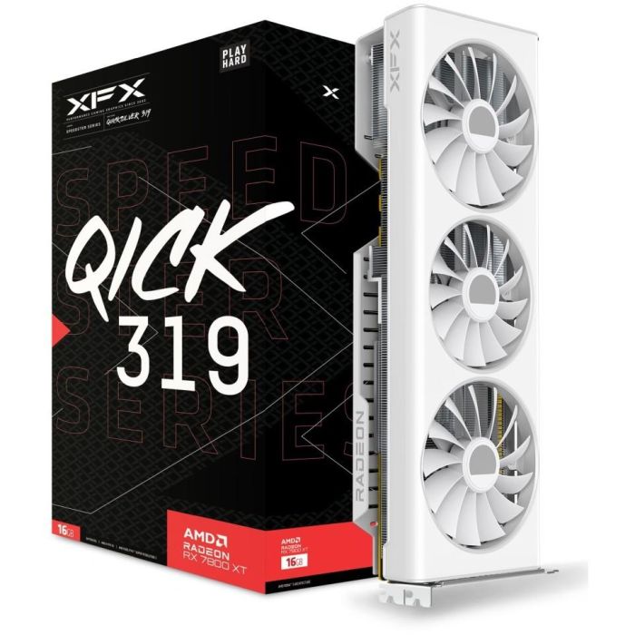 XFX QICK319 Radeon RX 7800 XT 16GB GDDR6 Gaming 3 Ventiladores Blanca 6 XFX QICK319 Radeon RX 7800 XT 16GB GDDR6 Gaming 3 Ventiladores Blanca 6