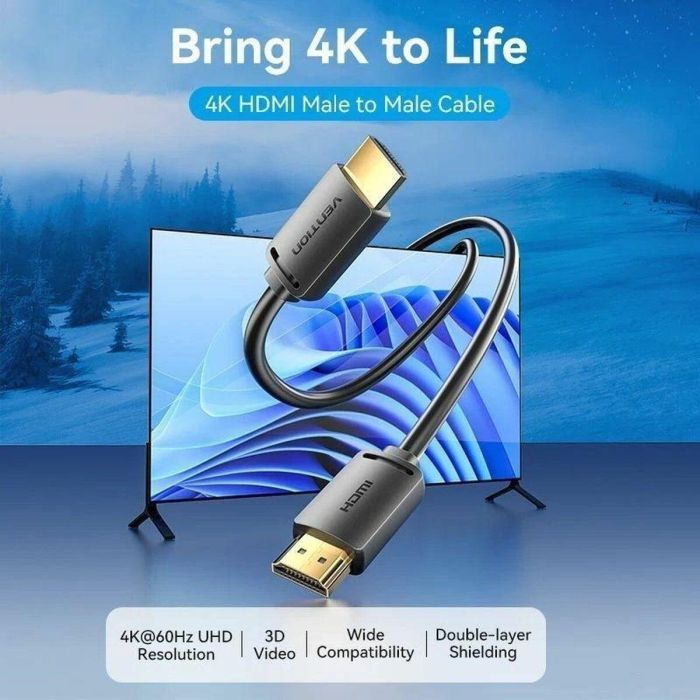 Cable HDMI Vention ALJBH 2 m 3 Cable HDMI Vention ALJBH 2 m 3