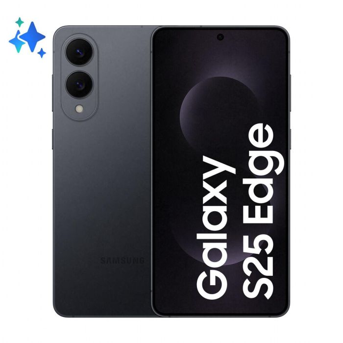 Smartphone Samsung GALAXY S25 EDGE 6,7" Qualcomm Snapdragon 8 Elite 12 GB RAM 512 GB Negro Smartphone Samsung GALAXY S25 EDGE 6,7" Qualcomm Snapdragon 8 Elite 12 GB RAM 512 GB Negro