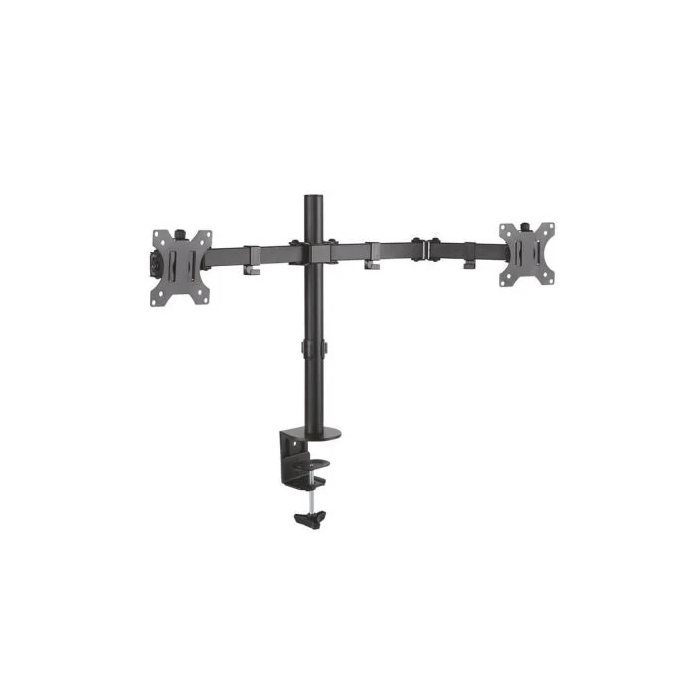 Aisens Soporte de Mesa Eco Giratorio Inclinable 3 Pivotes 2 Brazos para TV-Monitor 8kg 13"-32" Negro