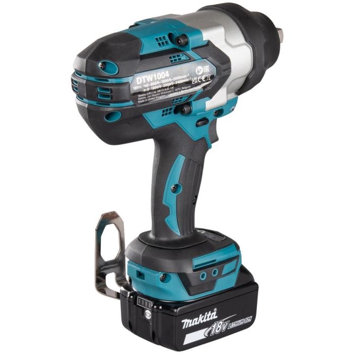 Makita DTW1004Z Llave de Impacto a Batería sin Escobillas 18V 1050 Nm 1/2" Negro/Turquesa 10 Makita DTW1004Z Llave de Impacto a Batería sin Escobillas 18V 1050 Nm 1/2" Negro/Turquesa 10