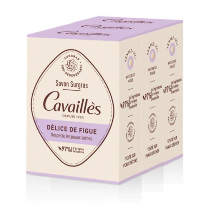 Roge Cavailles Savon Délice de Figue Pack 3x200gr