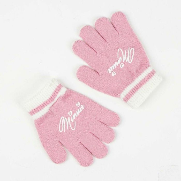 Gorro, Bufanda y Guantes Minnie Mouse Rosa 3 Piezas 7 Gorro, Bufanda y Guantes Minnie Mouse Rosa 3 Piezas 7