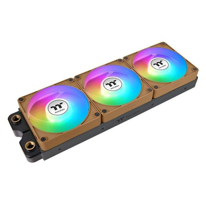 Thermaltake CT120 EX Reverse ARGB Sync PC Ventilador 120mm Gravel Sand 3 Pack para Refrigeración de Carcasa (500-2000 RPM) 1 Thermaltake CT120 EX Reverse ARGB Sync PC Ventilador 120mm Gravel Sand 3 Pack para Refrigeración de Carcasa (500-2000 RPM) 1