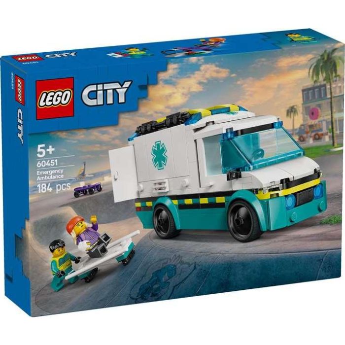 Juego de construccion ambulancia de emergencias lego city 4 Juego de construccion ambulancia de emergencias lego city 4
