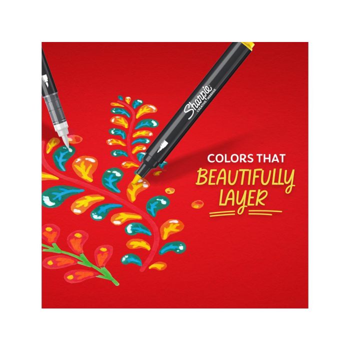 Rotulador Sharpie Acrylic Punta Redonda Blister De 12 Unidades Colores Surtidos 6 Rotulador Sharpie Acrylic Punta Redonda Blister De 12 Unidades Colores Surtidos 6