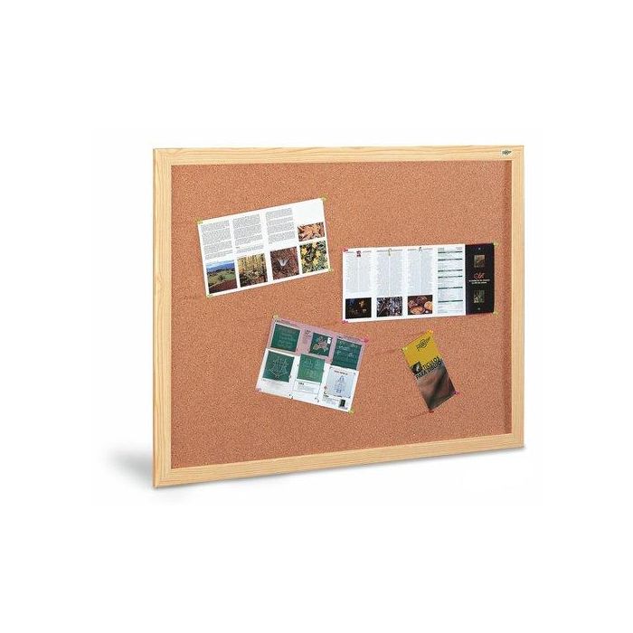 Tablero Corcho Faibo Solido Marco Fibra 100X200 Cm