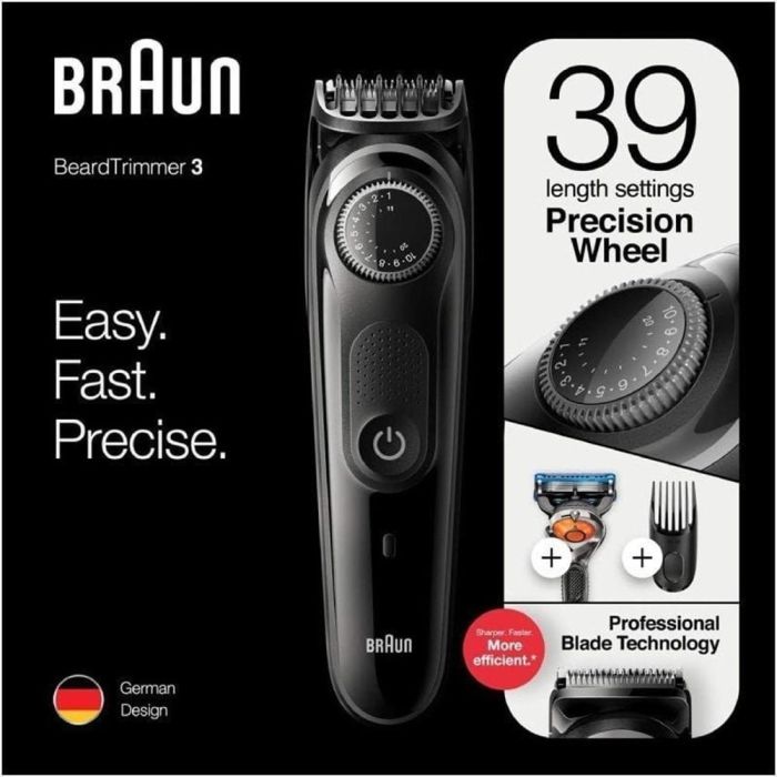 Braun BT3242 Cortapelos y Recortadora de Barba con 39 Ajustes de Longitud, Negro 2 Braun BT3242 Cortapelos y Recortadora de Barba con 39 Ajustes de Longitud, Negro 2