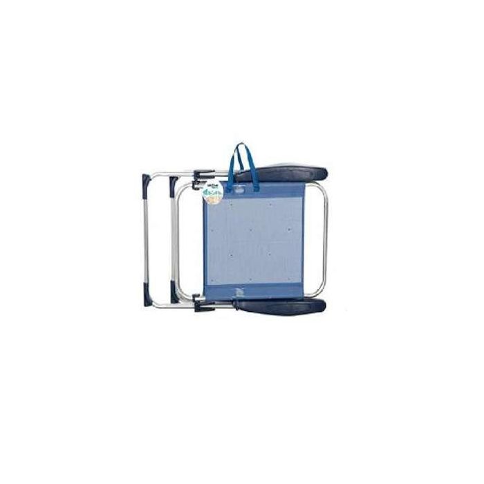 Silla de playa plegable aluminio 4 posiciones 65x60x38/96 cm Silla de playa plegable aluminio 4 posiciones 65x60x38/96 cm