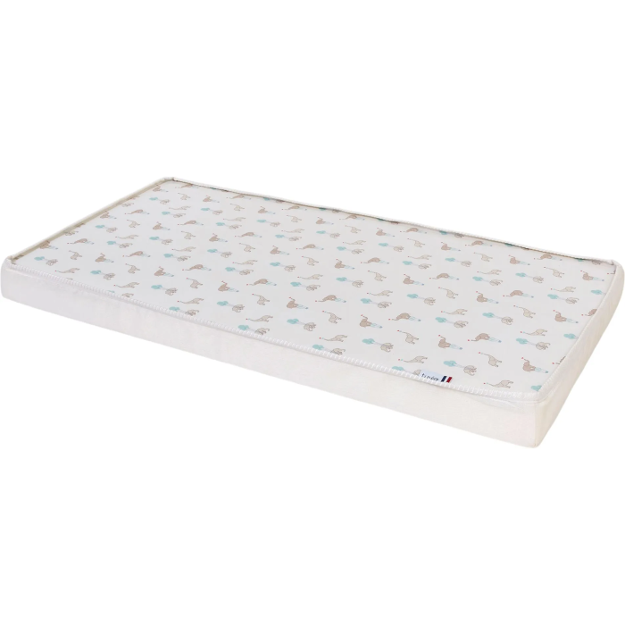 Tineo Colchón Comfort Fun 60 x 120 cm 8 cm de grosor Blanco Elefantes - TIN3275054961608