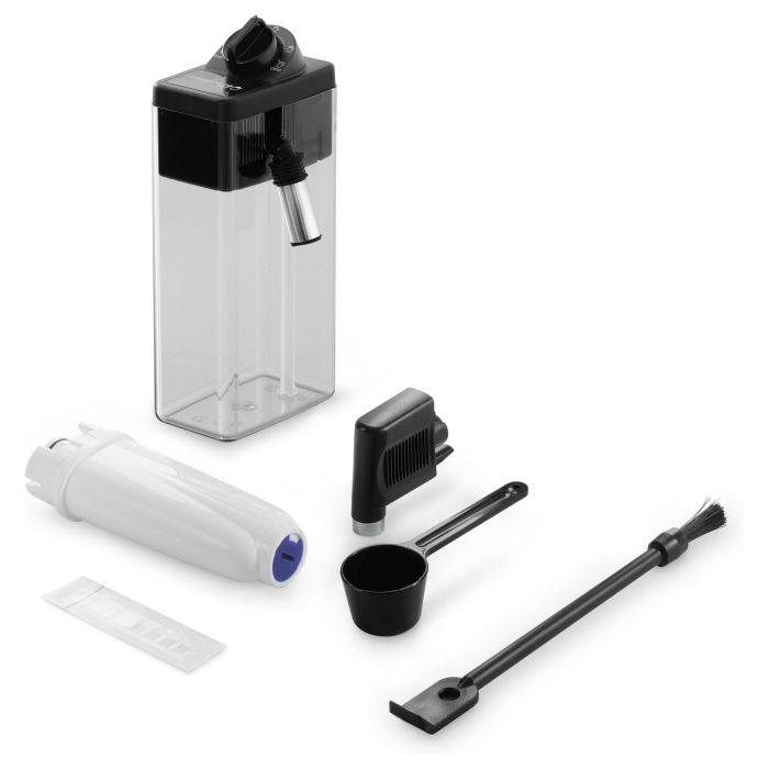 DeLonghi Máquina espresso Dinamica ECAM 380.85.SB, Totalmente automática, 1.8 L, Molinillo integrado, Negro, Plata 4 DeLonghi Máquina espresso Dinamica ECAM 380.85.SB, Totalmente automática, 1.8 L, Molinillo integrado, Negro, Plata 4