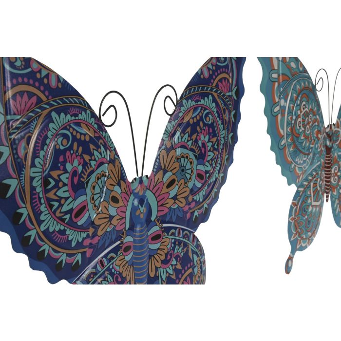 Decoracion Pared Mediterraneo DKD Home Decor Turquesa Azul 1 x 33.5 x 46 cm (4 Unidades) Decoracion Pared Mediterraneo DKD Home Decor Turquesa Azul 1 x 33.5 x 46 cm (4 Unidades)
