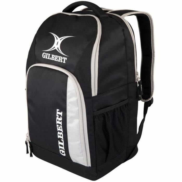 Gilbert CLUB V3 Mochila Ergonómica con Soporte Espalda, Bolsillo Acolchado Portátil, Compartimentos, 47x30x20cm Negra