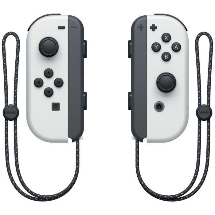 Nintendo SWITCH OLED WH - Consola Switch OLED Blanca, Pantalla 7 pulgadas, 64GB, Base con Puerto LAN, Soporte Ajustable y Audio Optimizado. Incluye 2 Joy-Con. 4 Nintendo SWITCH OLED WH - Consola Switch OLED Blanca, Pantalla 7 pulgadas, 64GB, Base con Puerto LAN, Soporte Ajustable y Audio Optimizado. Incluye 2 Joy-Con. 4