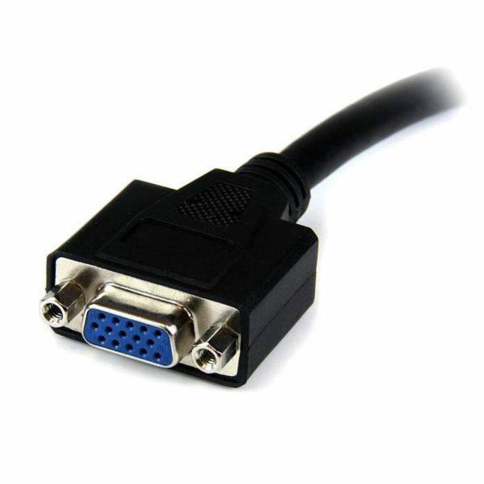 Cable DVI-I a VGA Startech DVIVGAMF8IN Negro 0,2 m 1 Cable DVI-I a VGA Startech DVIVGAMF8IN Negro 0,2 m 1
