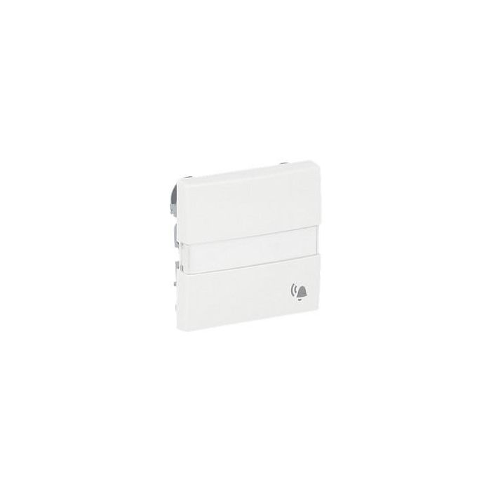 Busch-Jaeger 2506 N/KI-914 Alpinweiß, Plato Frontal Táctil Mate Blanco, 55 x 55 mm, IP20, para Interruptor y Pulsador, 1 Módulo