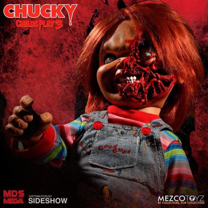 Figura Chucky El Muñeco Diabolico 3 Cara Pizza parlante 38cm ingles 5 Figura Chucky El Muñeco Diabolico 3 Cara Pizza parlante 38cm ingles 5
