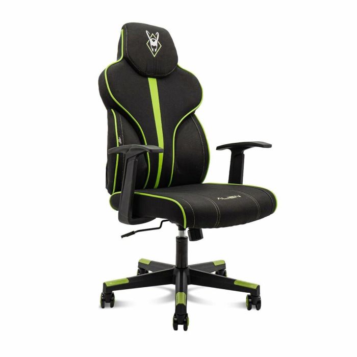 Woxter GM26-056 Silla Gaming Stinger Station Alien Verde Ergonómica, Altura Ajustable, Cojín Lumbar, Piel Sintética Transpirable, 150 kg 17 Woxter GM26-056 Silla Gaming Stinger Station Alien Verde Ergonómica, Altura Ajustable, Cojín Lumbar, Piel Sintética Transpirable, 150 kg 17