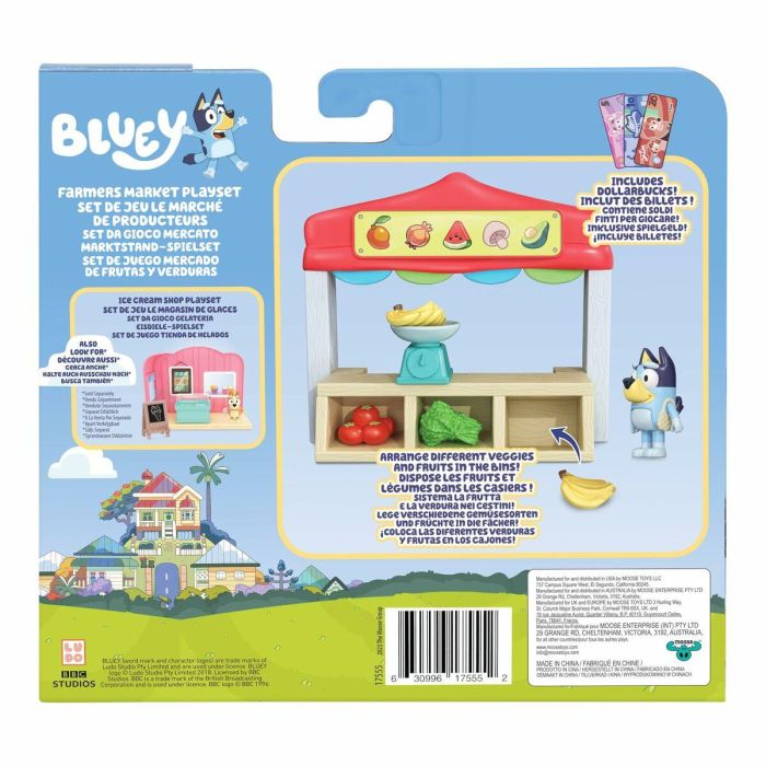 Moose Toys MOO0630996175552 Le Marché de Bluey - Universo en Miniatura 1 Moose Toys MOO0630996175552 Le Marché de Bluey - Universo en Miniatura 1