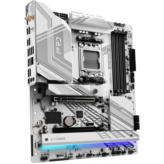 ASRock X870 Pro RS WiFi AMD X870 Socket AM5 ATX - Compatible con Ryzen 7000/8000/9000, DDR5, Wi-Fi 7 - 90-MXBQ00-A0UAYZ 3 ASRock X870 Pro RS WiFi AMD X870 Socket AM5 ATX - Compatible con Ryzen 7000/8000/9000, DDR5, Wi-Fi 7 - 90-MXBQ00-A0UAYZ 3