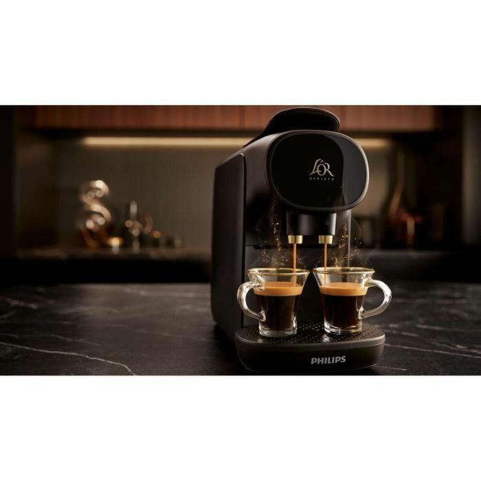 Philips LM9012/65 Cafetera L'Or Barista Sublime Doble Cápsula Negra + 50 Cápsulas Incluidas 4 Philips LM9012/65 Cafetera L'Or Barista Sublime Doble Cápsula Negra + 50 Cápsulas Incluidas 4