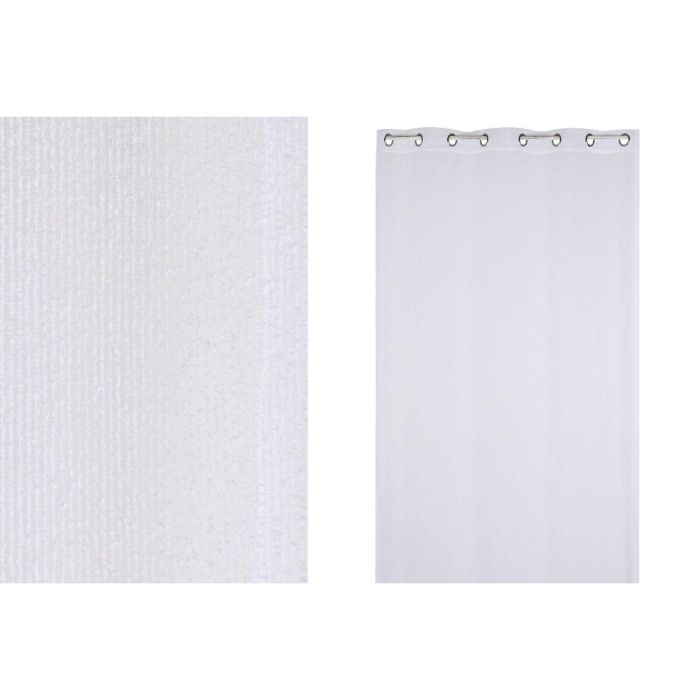 Cortina Basicos DKD Home Decor Blanco 260 x 260 x 140 cm 1